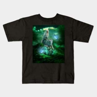 Butterfly glowing Kids T-Shirt